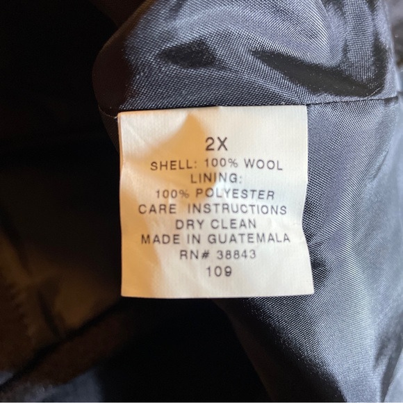 MACKINTOSH Size 2X Blie 100% Wool 3/4 Coat Women England Made Twist Button NWT - Picture 9 of 16